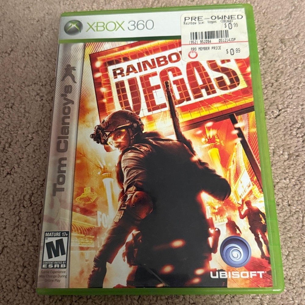 Rainbow Six Vegas Tom Claney's | XBOX 360 | Vintage Video Game